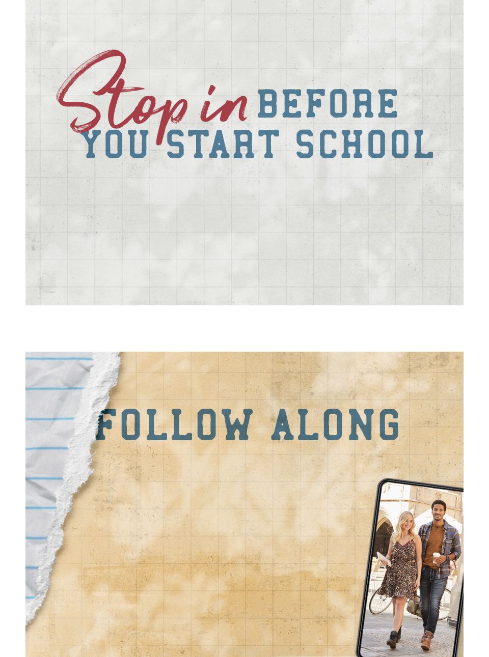 Stop In Before You Start School