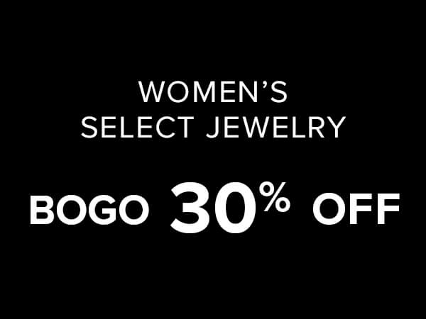 Women's Select Jewelry BOGO 30% Off